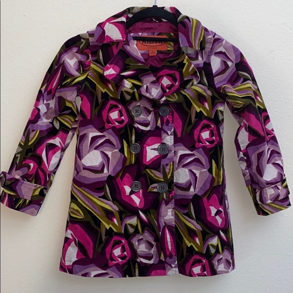 Missoni For Target Girls Floral Coat